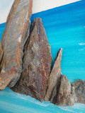 SEA &ROCKS " 130 X 45 cm"