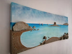 SEA & ROCKS " La Pelosa ( Stintino) " 130 x 45 cm