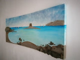 SEA & ROCKS " La Pelosa ( Stintino) " 130 x 45 cm