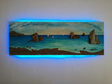 SEA &ROCKS " 130 X 45 cm"